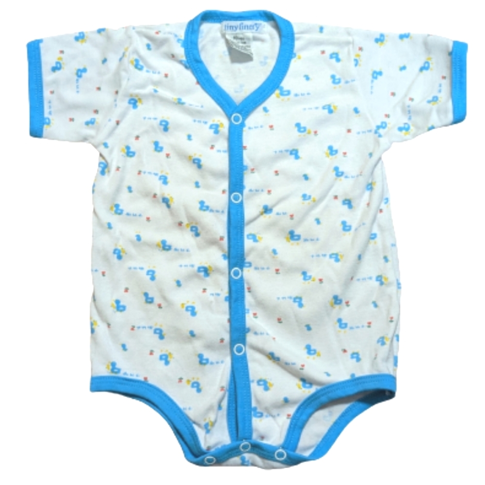 Vintage TinyFinery Duck Onesie with Shortsleeves